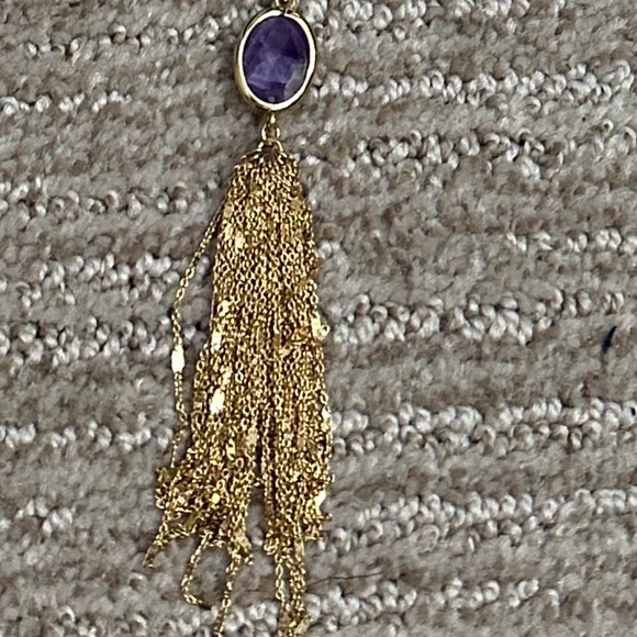 Kate Spade new york 'Cascade' Fringe Pendant Necklace and linear drop earrings - Picture 2 of 7